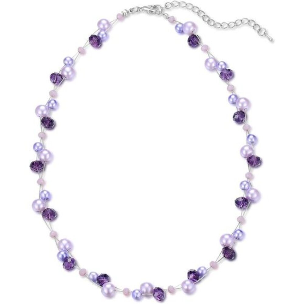 Short Beaded Turquoise Necklace For Women - Fashion Jewelry with Pearl